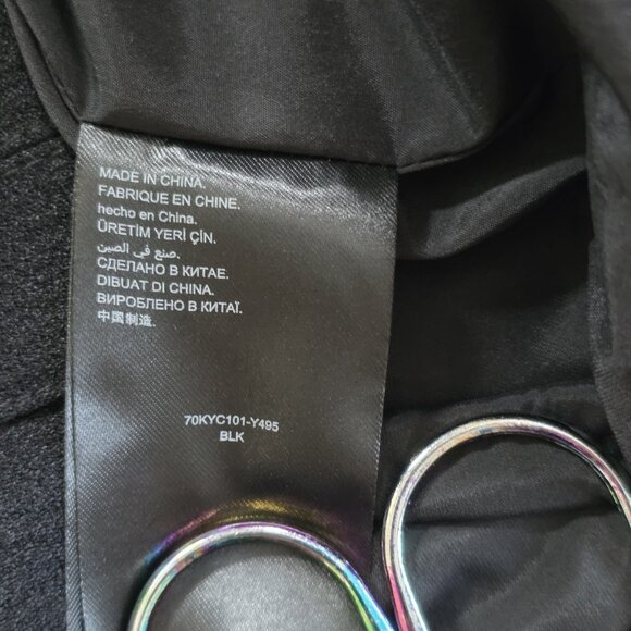 Bebe x Naven Corset Lace Up Dress 4 Black Mini Lined Straps Y2K Grunge Punk Goth - Picture 16 of 16